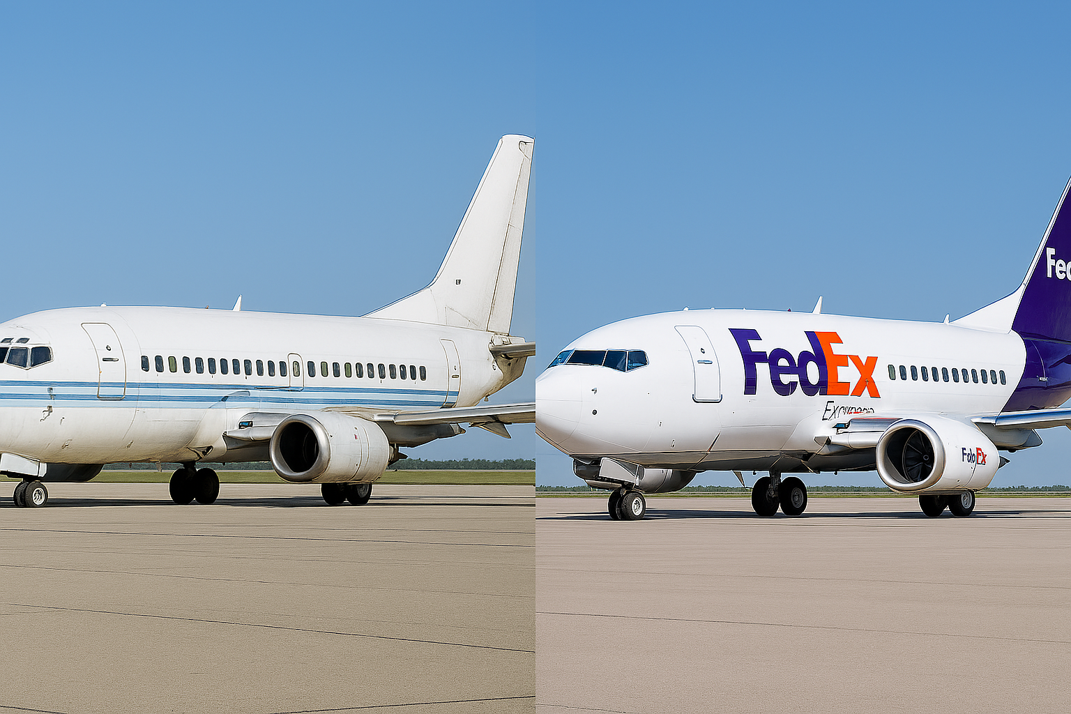 Project 2 — restoration and repaint in hangar